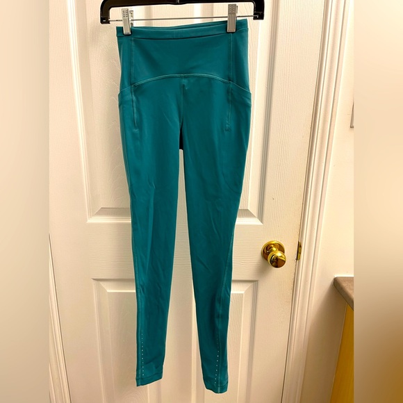Lululemon High-Rise Tight 28" Teal Lagoon Sz 2 leggings - Picture 1 of 5